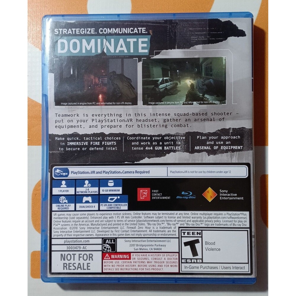 Firewall Zero Hour (PS4) - Picture 3 of 3